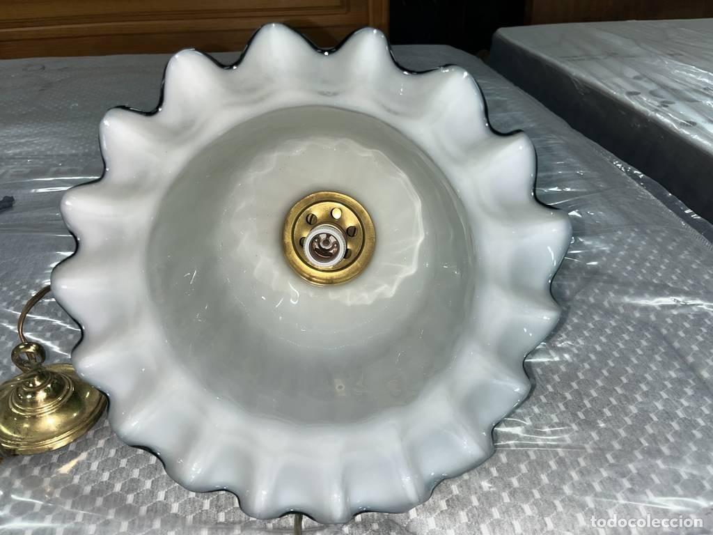 Vintage: L&Aacute;MPARA DE TECHO VERDE - Foto 7