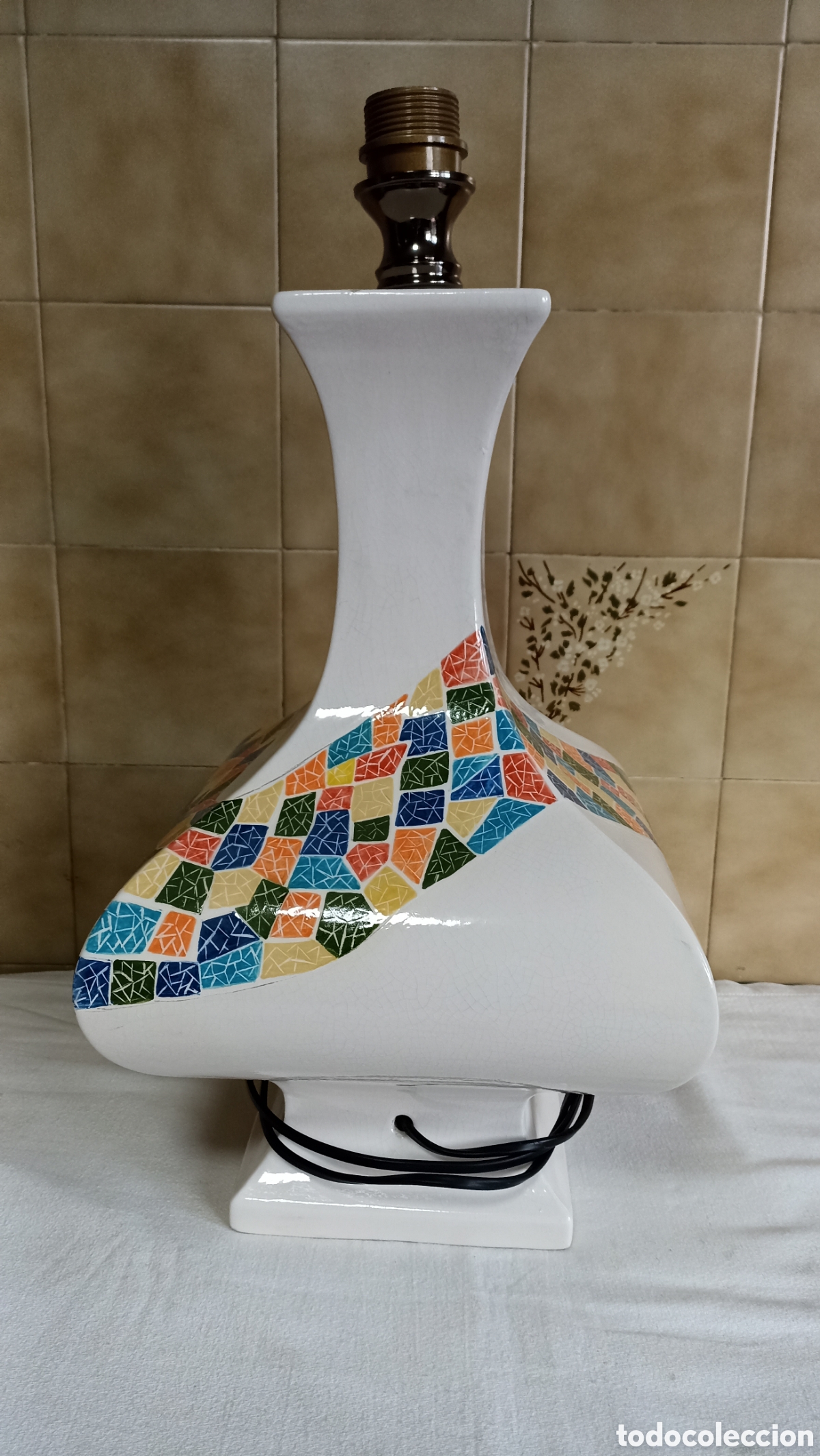 Vintage: Lampara Sobremesa Tipo Gaudi