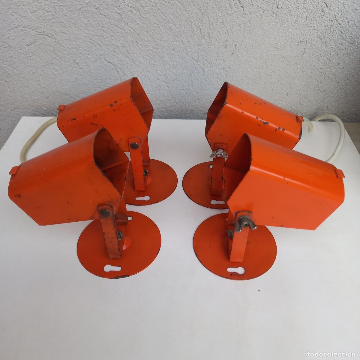 Vintage: 4 FOCOS I.E.P. VINTAGE ORIENTABLES.