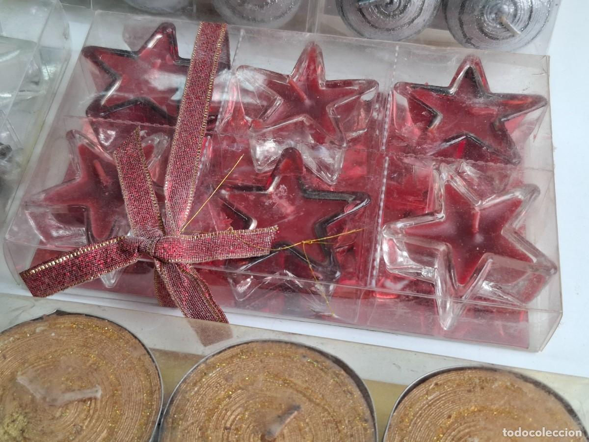Vintage: LOTE DE VELAS NAVIDE&Ntilde;AS VARIAS - Foto 6