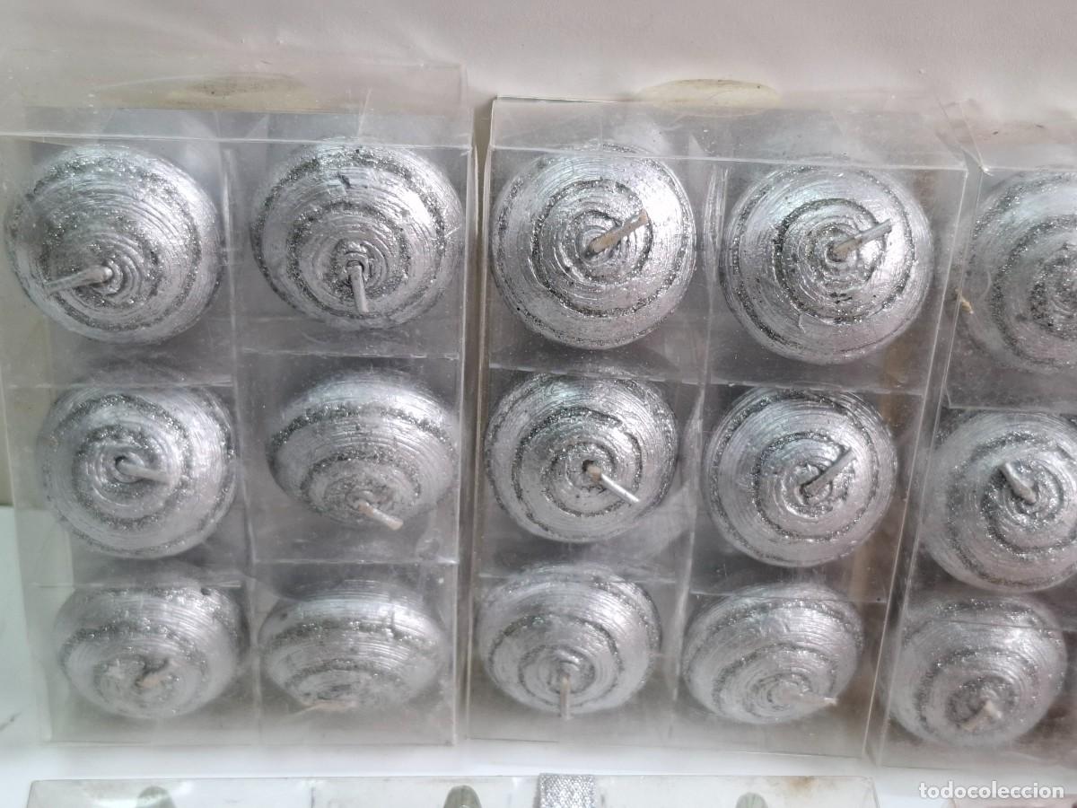 Vintage: LOTE DE VELAS NAVIDE&Ntilde;AS VARIAS - Foto 8