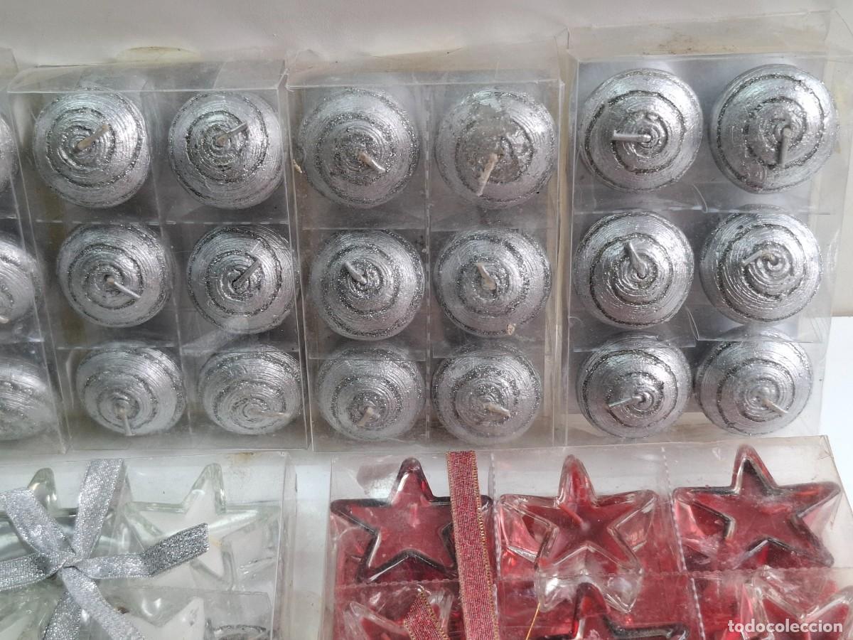 Vintage: LOTE DE VELAS NAVIDE&Ntilde;AS VARIAS - Foto 9
