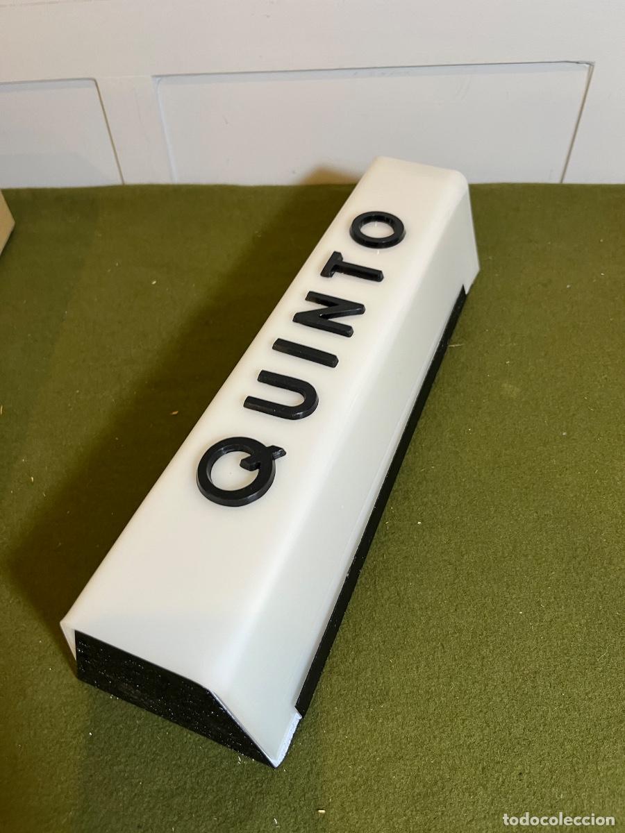 Vintage: Indicador luminoso de planta QUINTO Vilaplana referencia 600 aplique decorativo 2 l&aacute;mparas se&ntilde;alizac