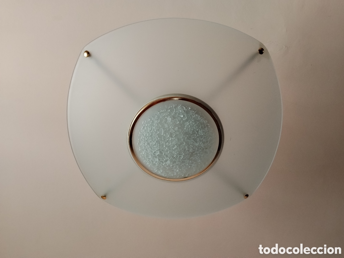 Vintage: LAMPARA DE TECHO CRISTAL - Foto 2