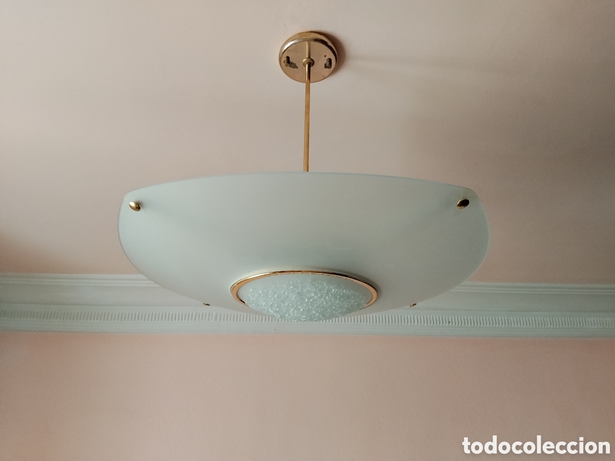 Vintage: LAMPARA DE TECHO CRISTAL