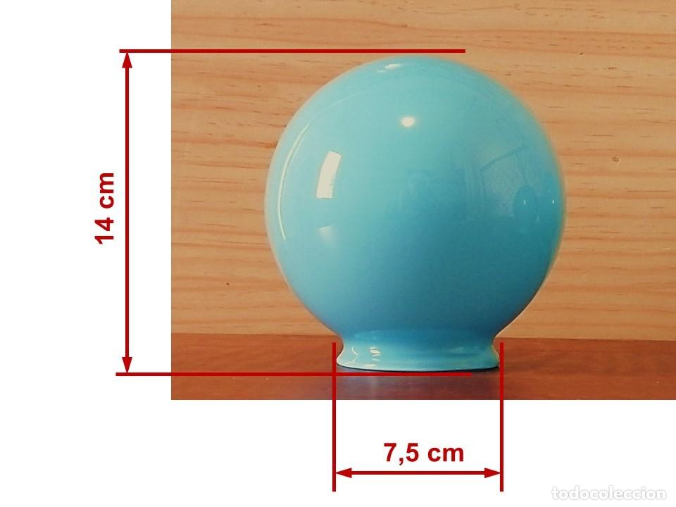 Vintage: CUATRO TULIPAS DE BOLA AZUL - Foto 3