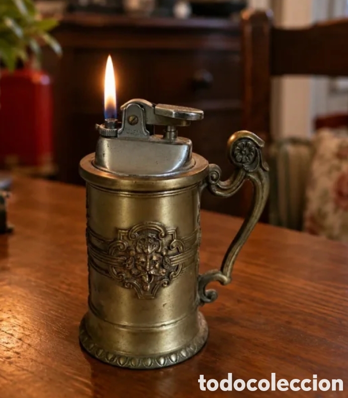 Vintage: Encendedor sobremesa vintage stein