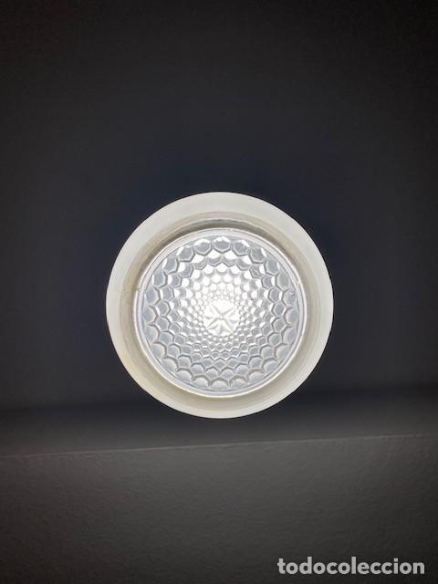 Vintage: LAMPARA ART D&Eacute;CO OPALINA BLANCA - Foto 6