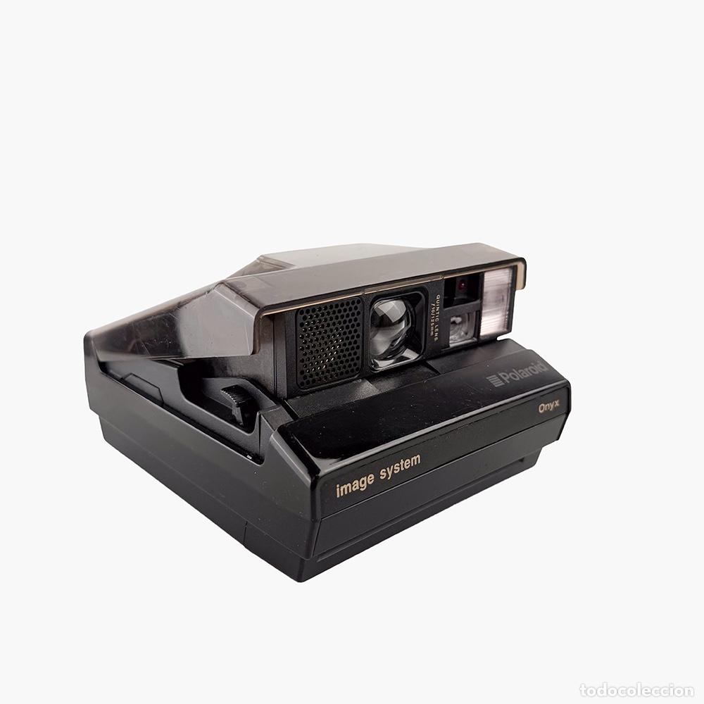 Vintage: C&aacute;mara Polaroid Image System Onyx, 1987.