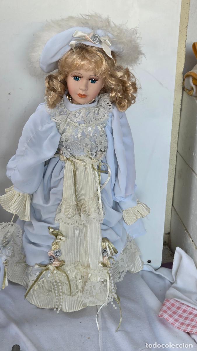 Vintage: mu&ntilde;eca de coleccion de porcelana - Foto 1