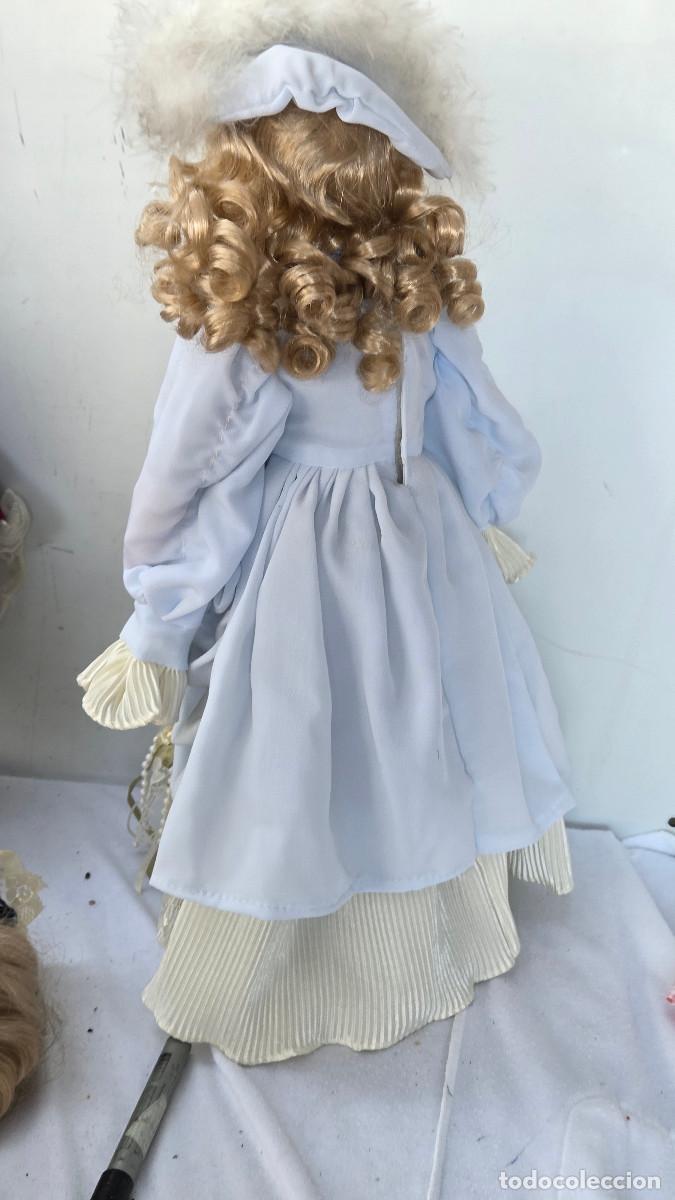 Vintage: mu&ntilde;eca de coleccion de porcelana - Foto 7