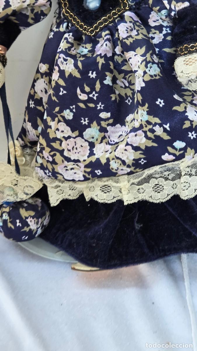 Vintage: mu&ntilde;eca de coleccion de porcelana - Foto 6