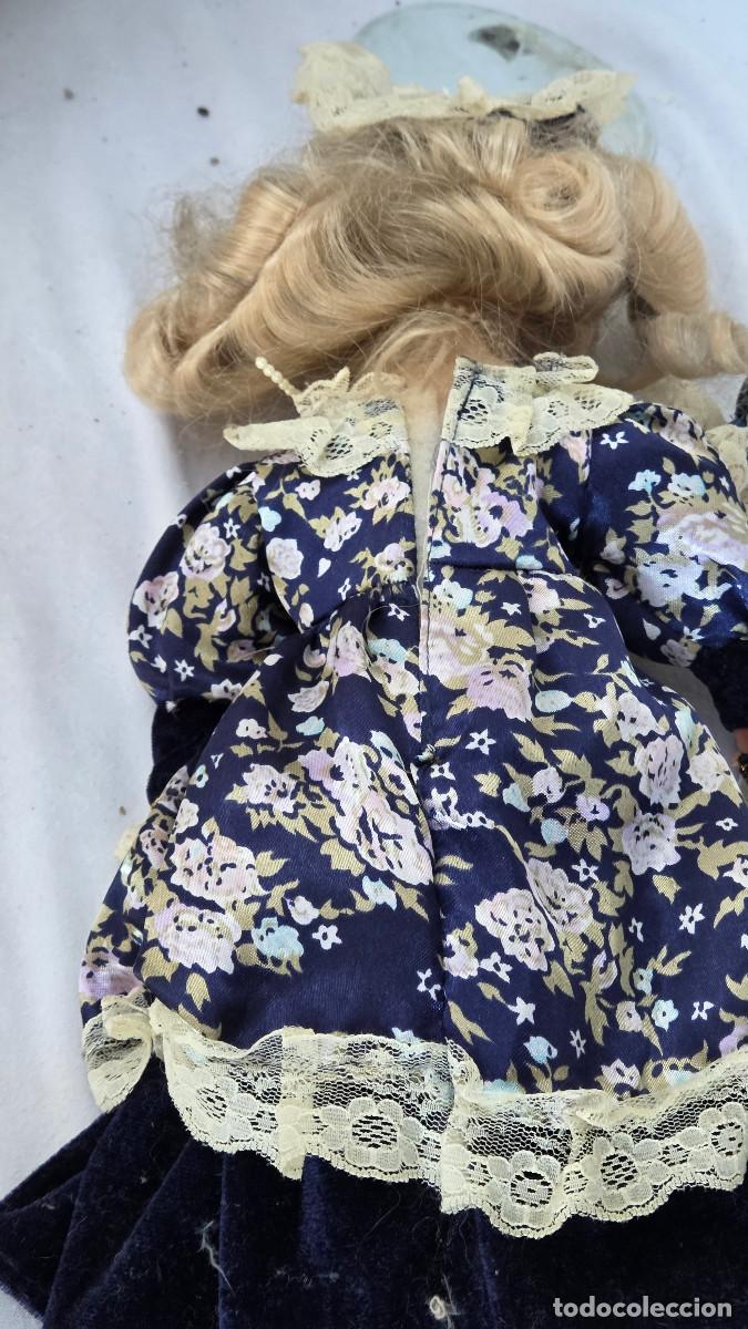 Vintage: mu&ntilde;eca de coleccion de porcelana - Foto 7