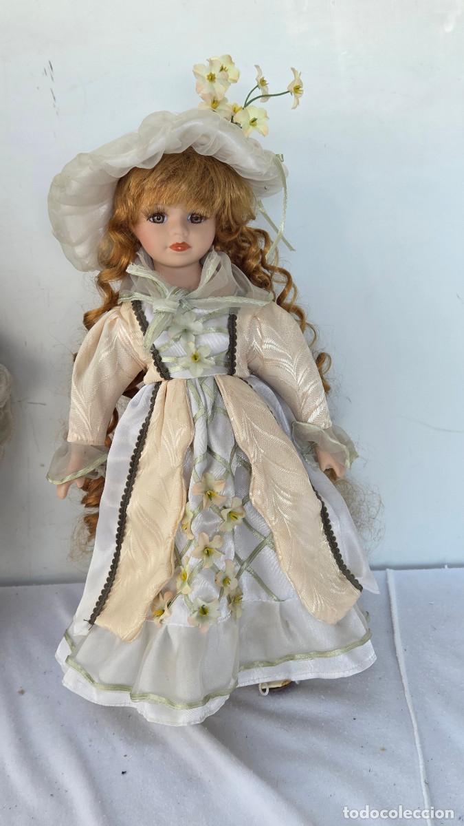 Vintage: mu&ntilde;eca de coleccion de porcelana - Foto 1