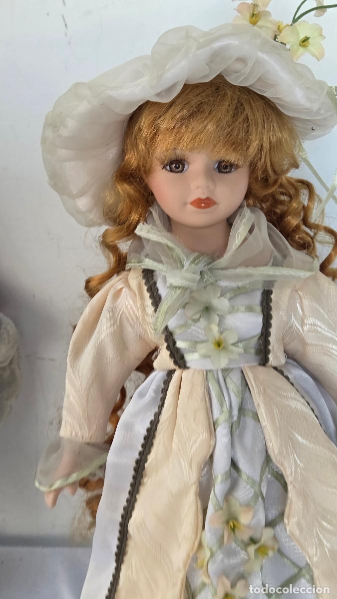 Vintage: mu&ntilde;eca de coleccion de porcelana - Foto 2