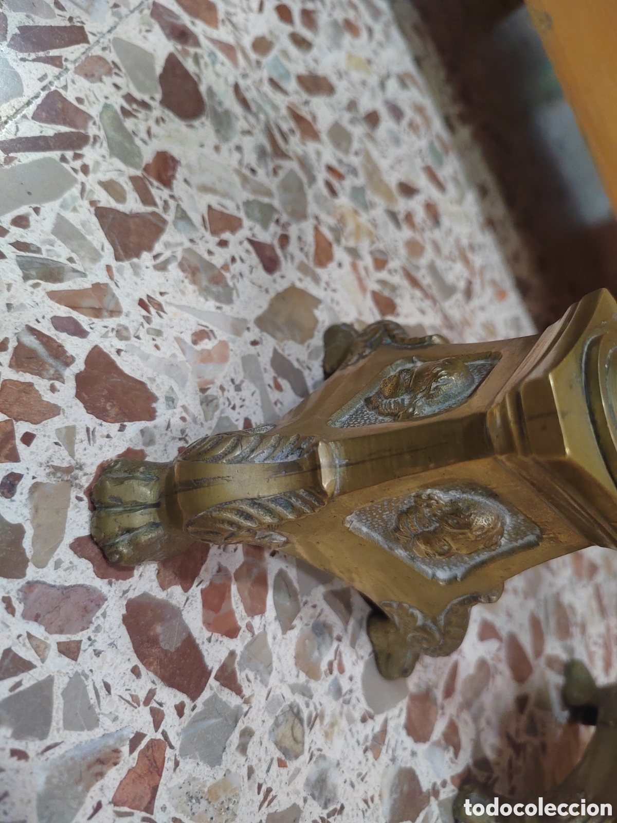 Vintage: Pareja de candelabros antiguos - Foto 2