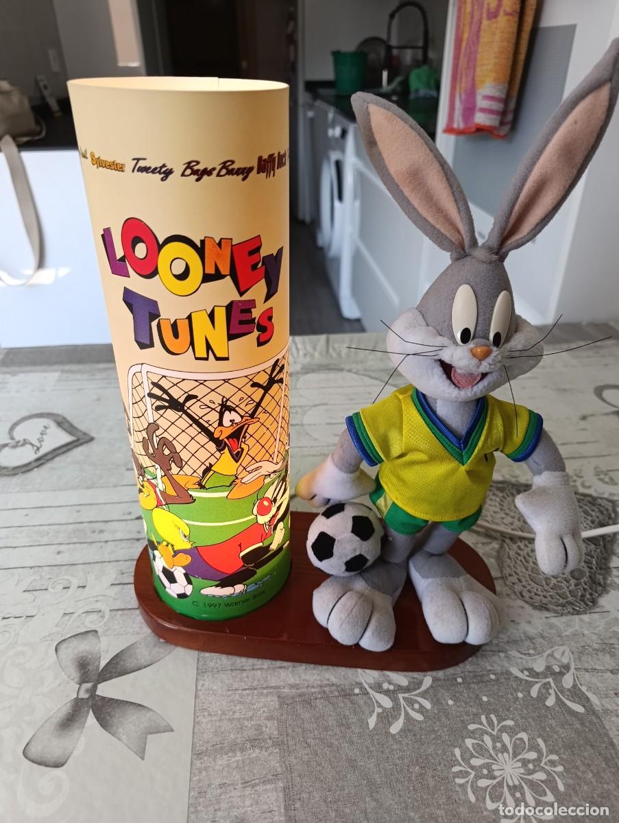 Vintage: Lampara dalber Bugs bunny futbol