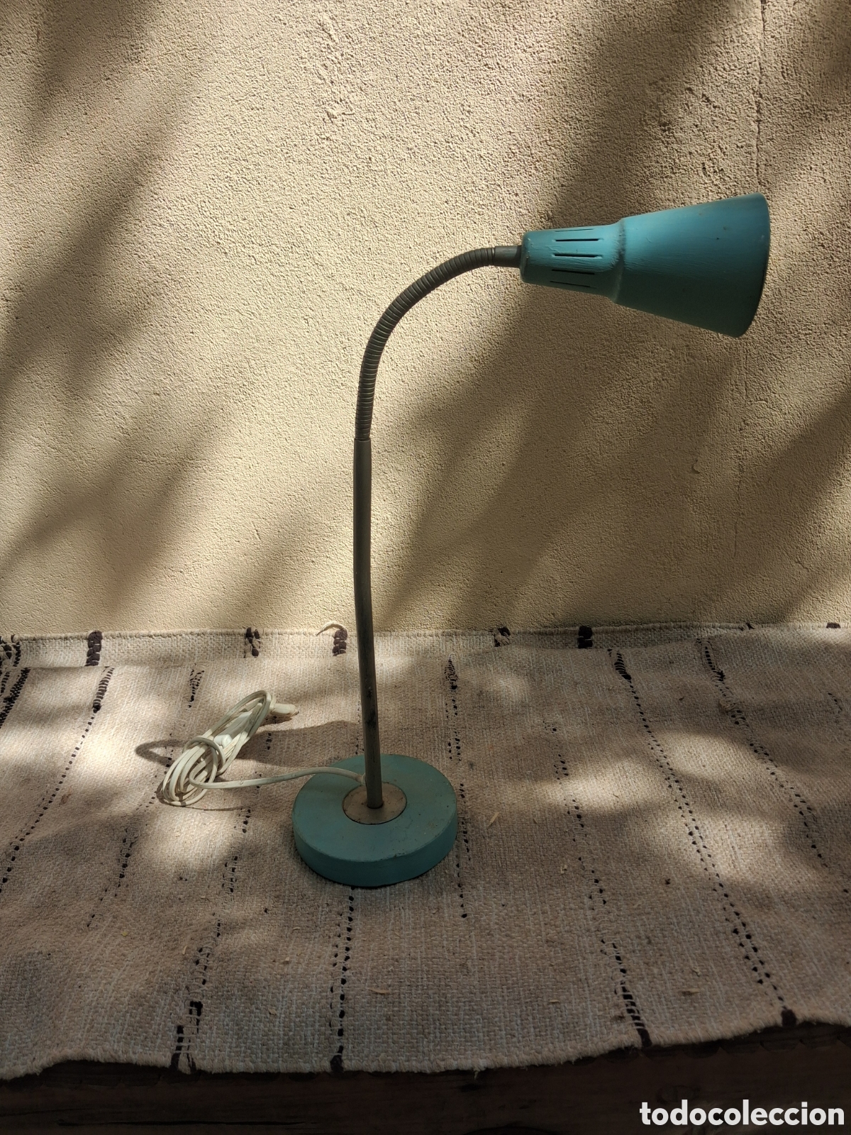 Vintage: ANTIGUO FLEXO EN COLOR VERDE