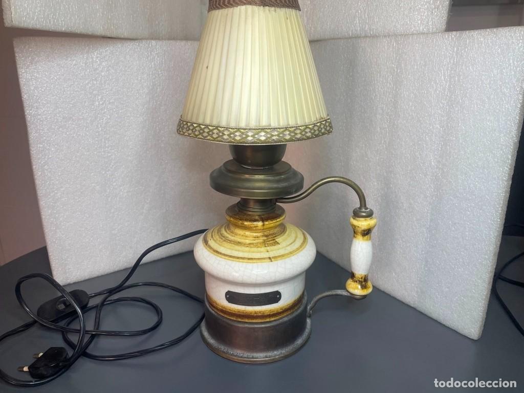 Vintage: Lampara de ceramica con efecto craquelado de Agusti Lamps - Barcelona