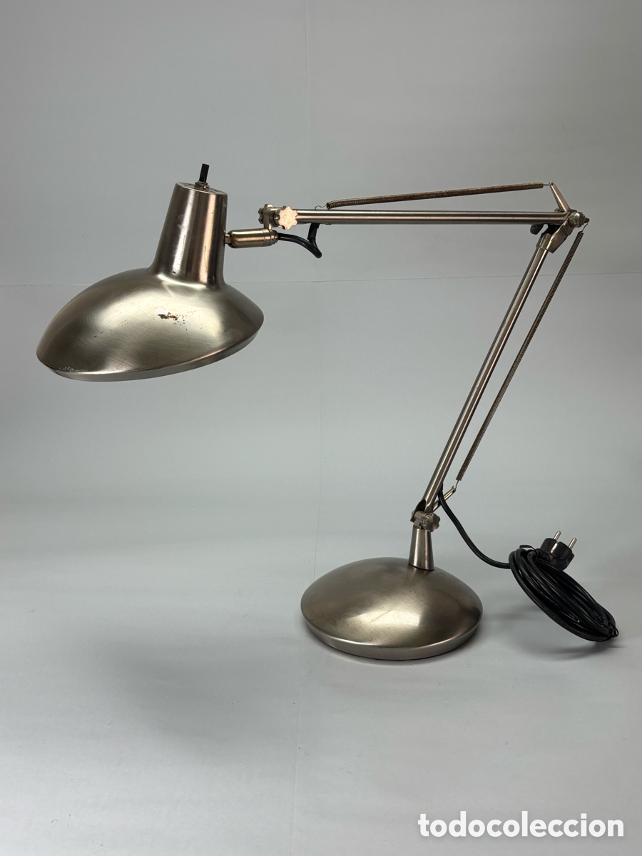 Vintage: ANTIGUA L&Aacute;MPARA DE ARQUITECTO ARTICULADA &ndash; FLEXO VINTAGE INDUSTRIAL &ndash; METAL &ndash; SIGLO XX