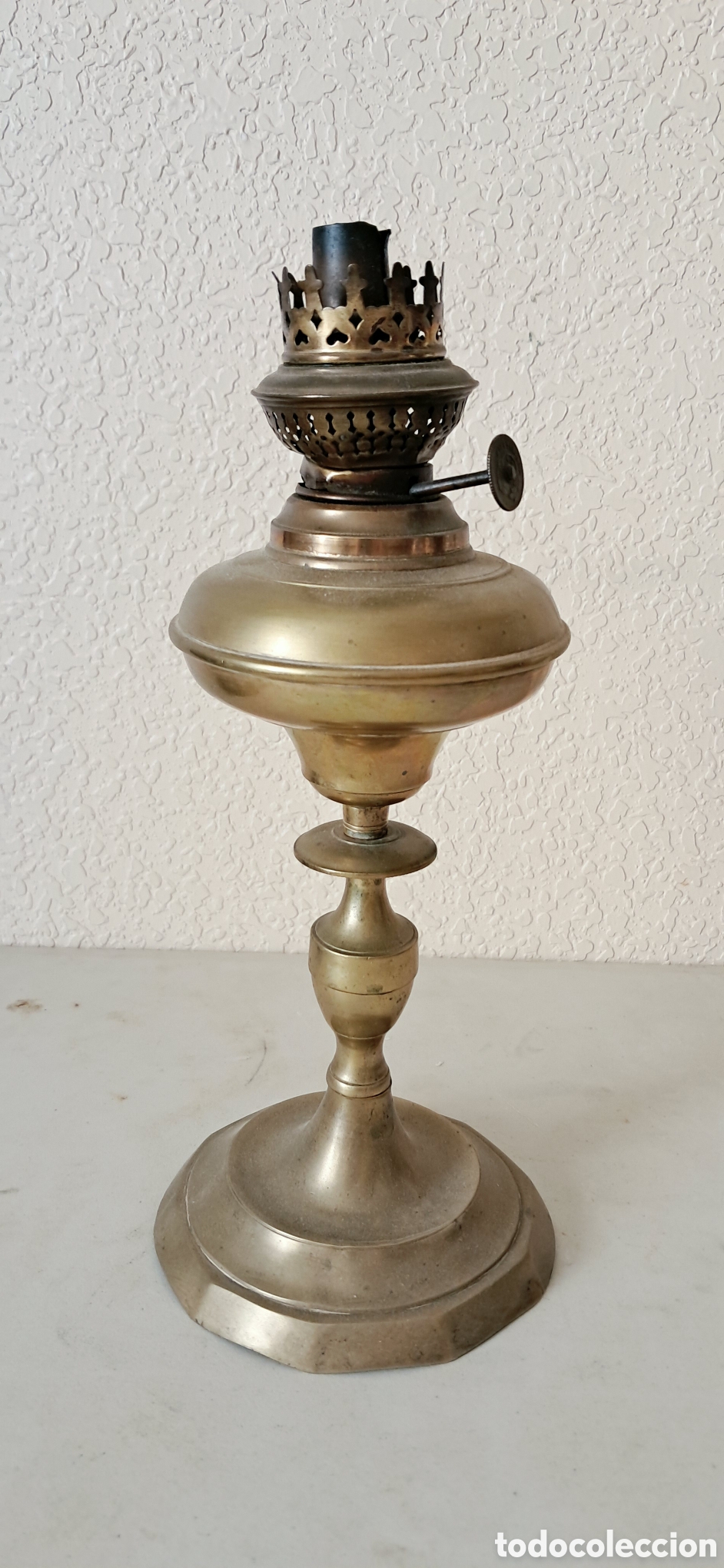 Vintage: Quinqu&eacute;- l&aacute;mpara aceite