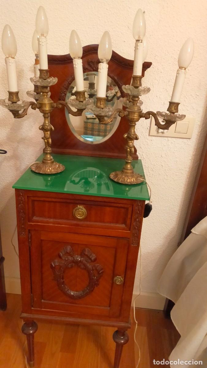 Vintage: Dos l&aacute;mparas de mesa antiguas - Foto 1