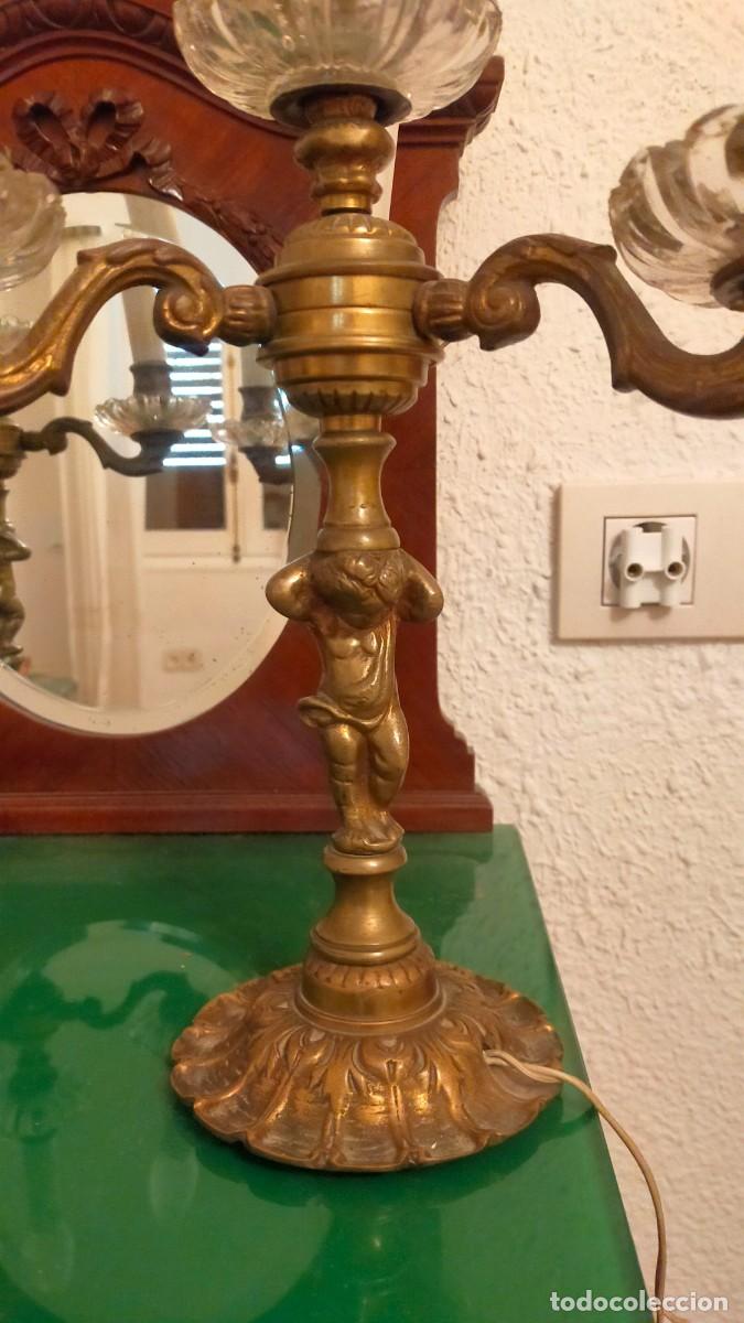 Vintage: Dos l&aacute;mparas de mesa antiguas - Foto 3