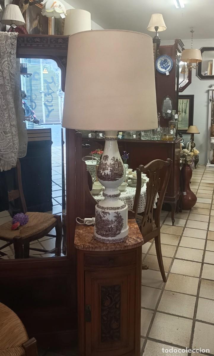 Vintage: Gran l&aacute;mpara de mesa La Cartuja - Foto 2