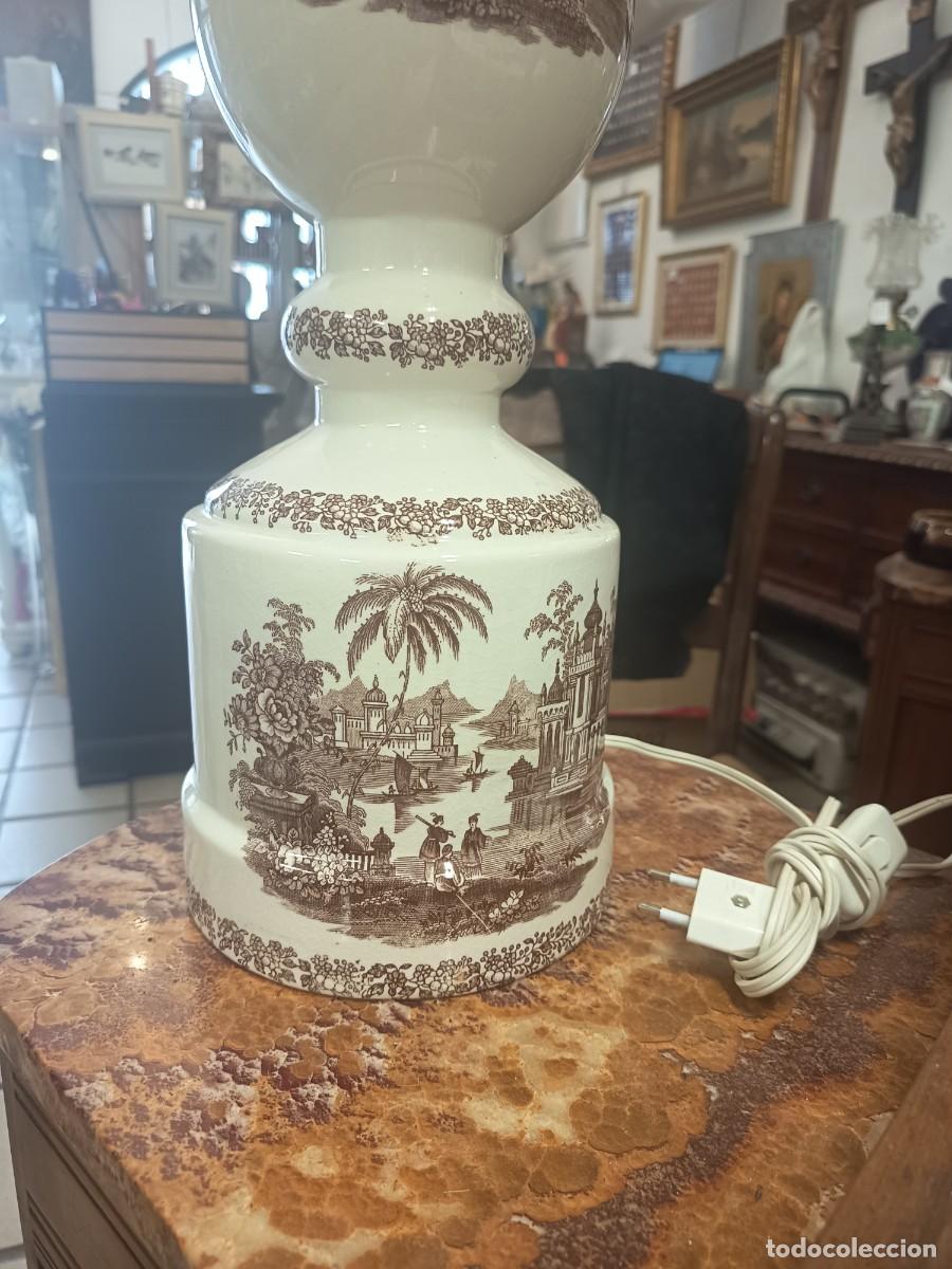 Vintage: Gran l&aacute;mpara de mesa La Cartuja - Foto 8