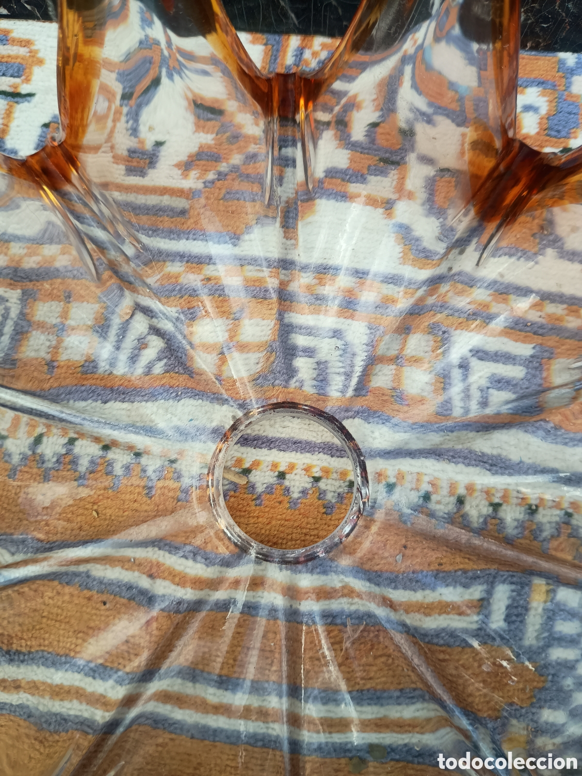 Vintage: Tulipas cristal Murano ambar - Foto 5