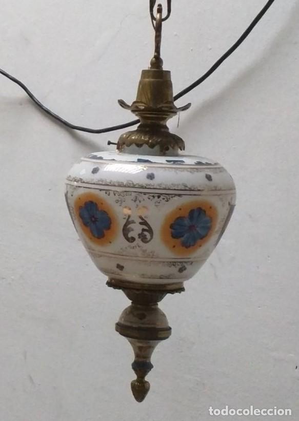 Vintage: L&Aacute;MPARA TECHO CER&Aacute;MICA CASTRIOTA POZZETTI