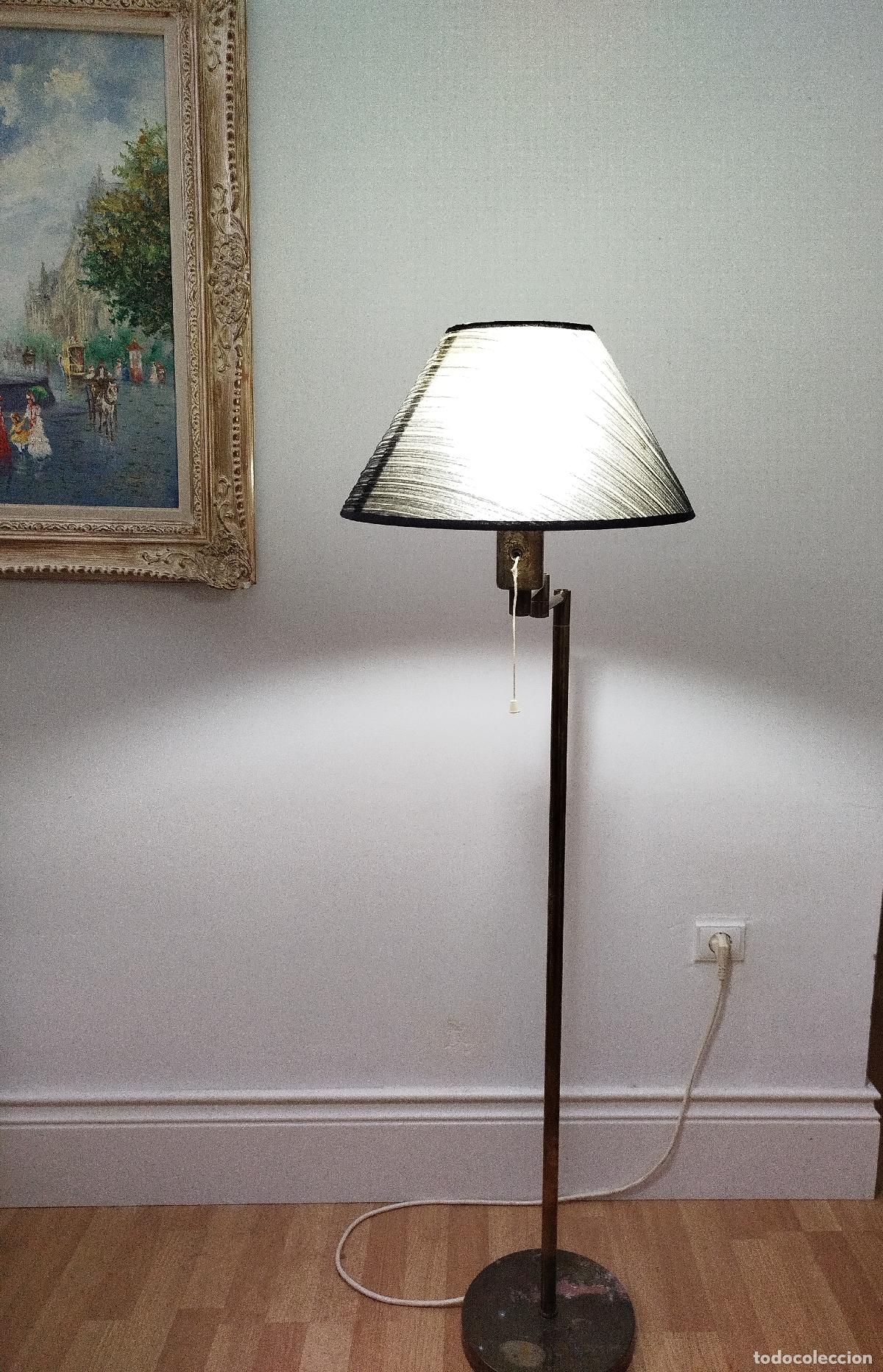 Vintage: L&aacute;mpara de pie Metalarte 1970 Hansen NY