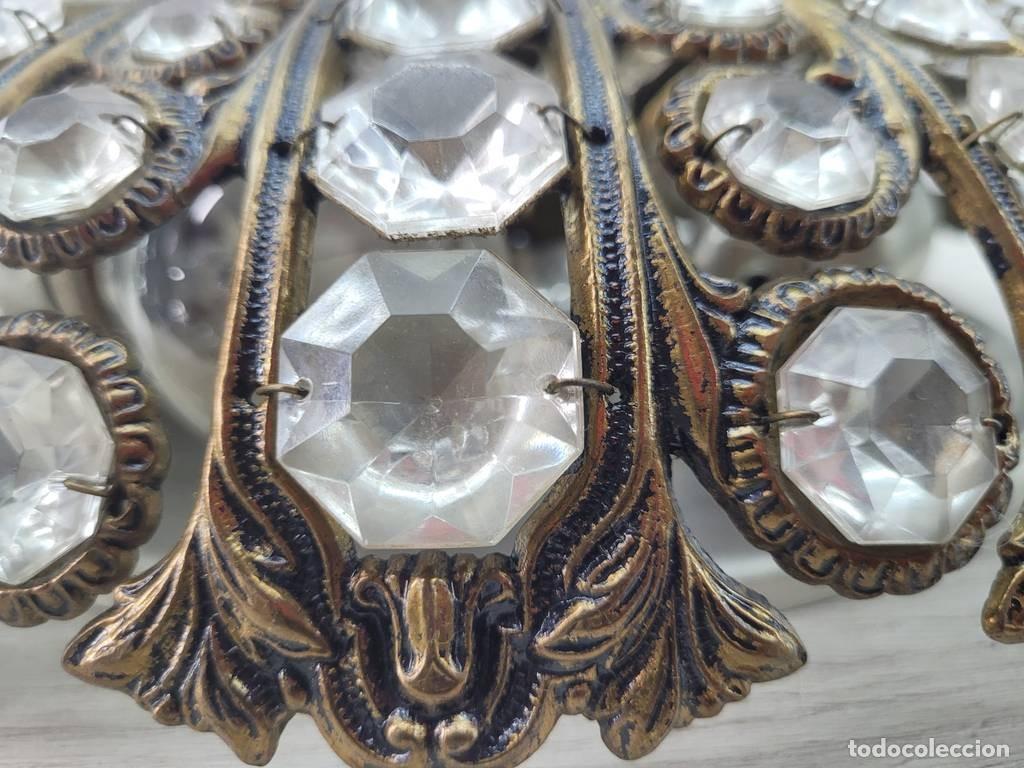 Vintage: PLAF&Oacute;N DE TECHO CON CRISTALES - Foto 7