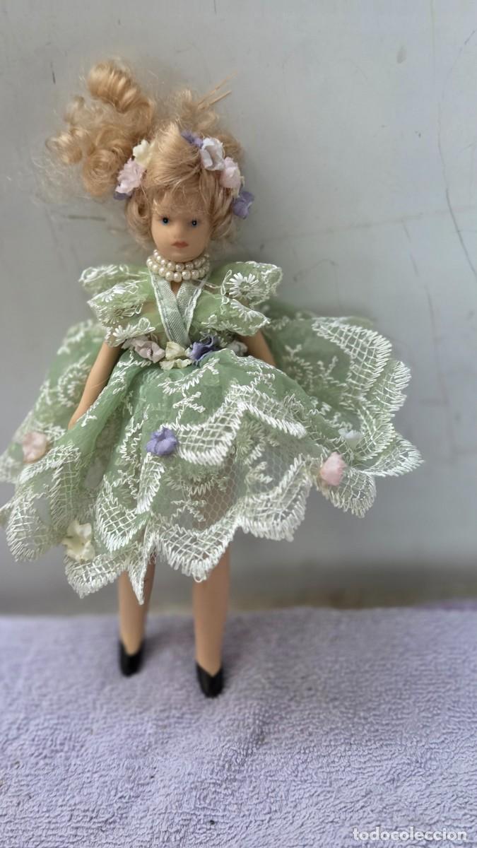 Vintage: mu&ntilde;eca de coleccion de porcelana