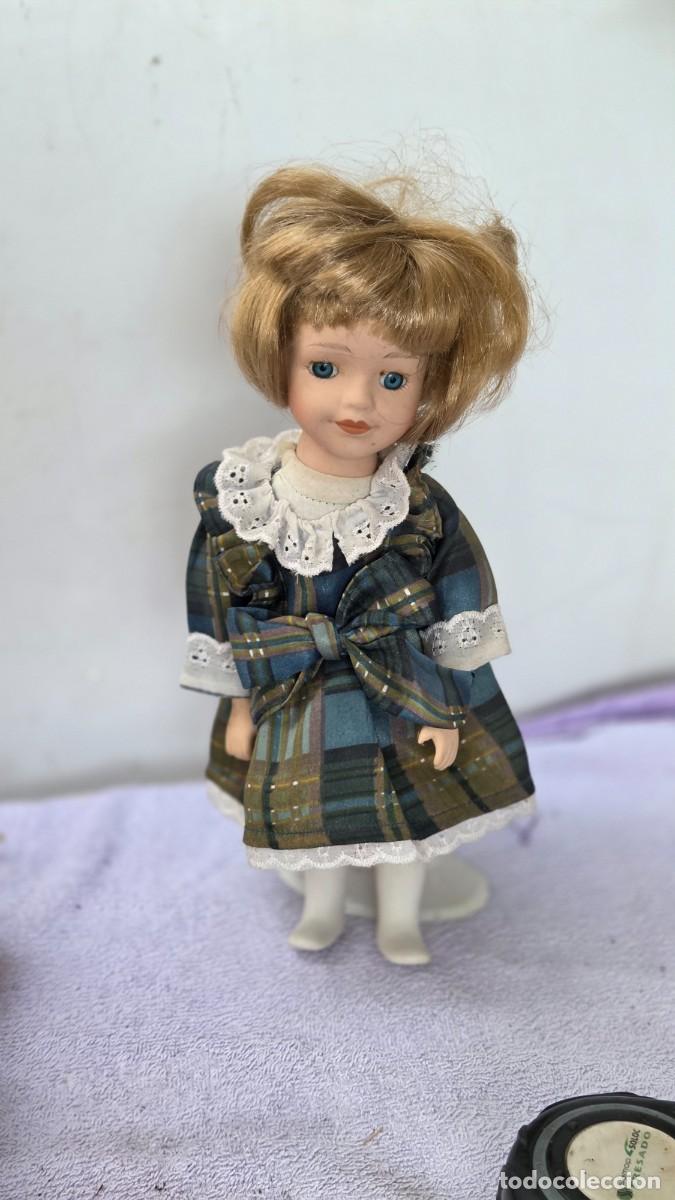 Vintage: mu&ntilde;eca de coleccion de porcelana