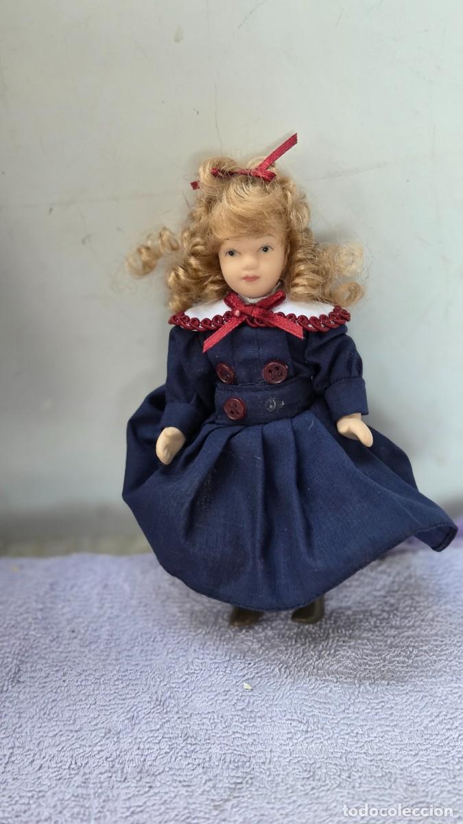 Vintage: mu&ntilde;eca de coleccion de porcelana