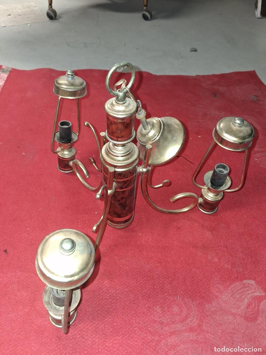 Vintage: Lampara vintage tres brazos
