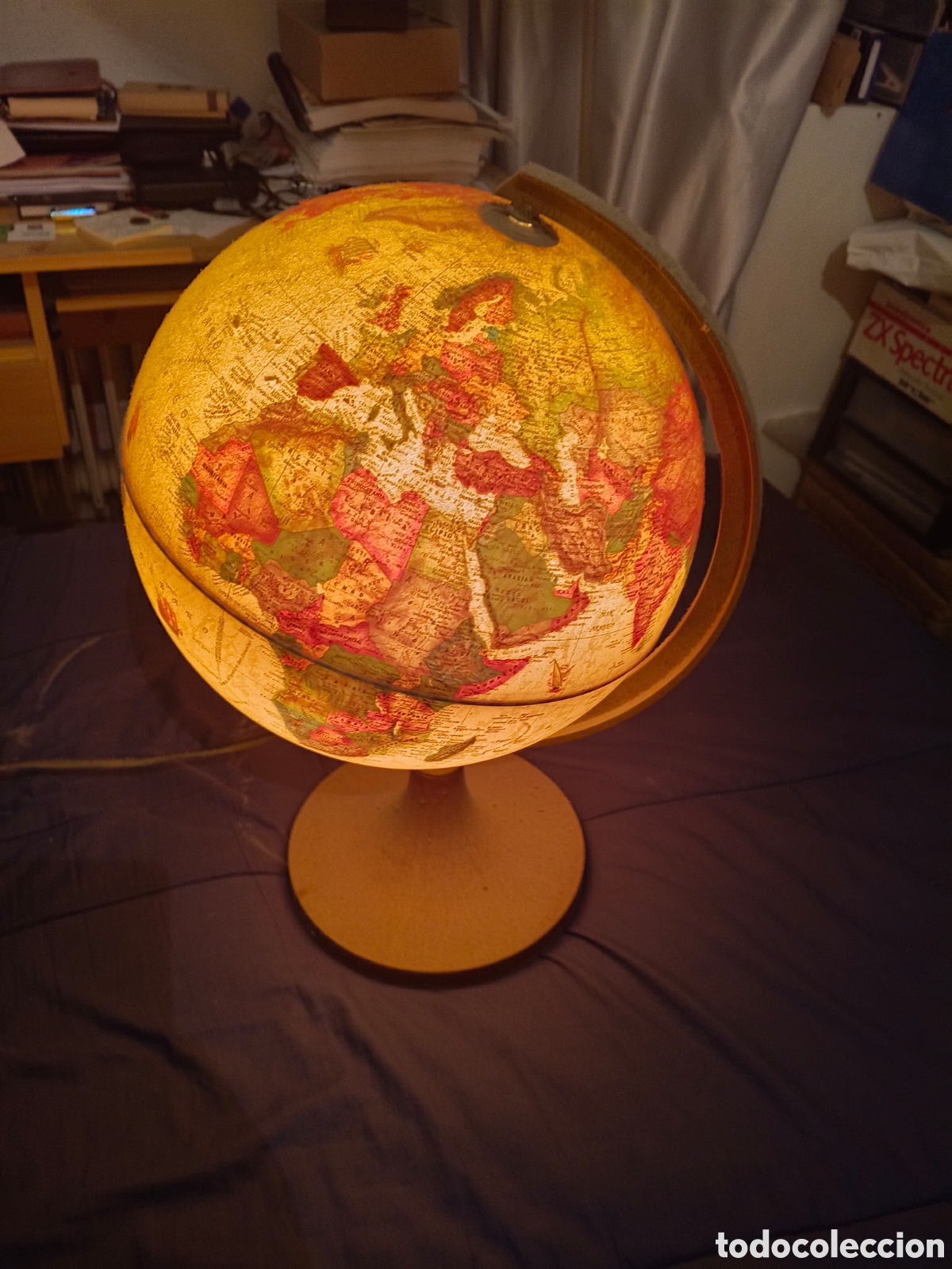 Vintage: Lampara globo terr&aacute;queo - Foto 2
