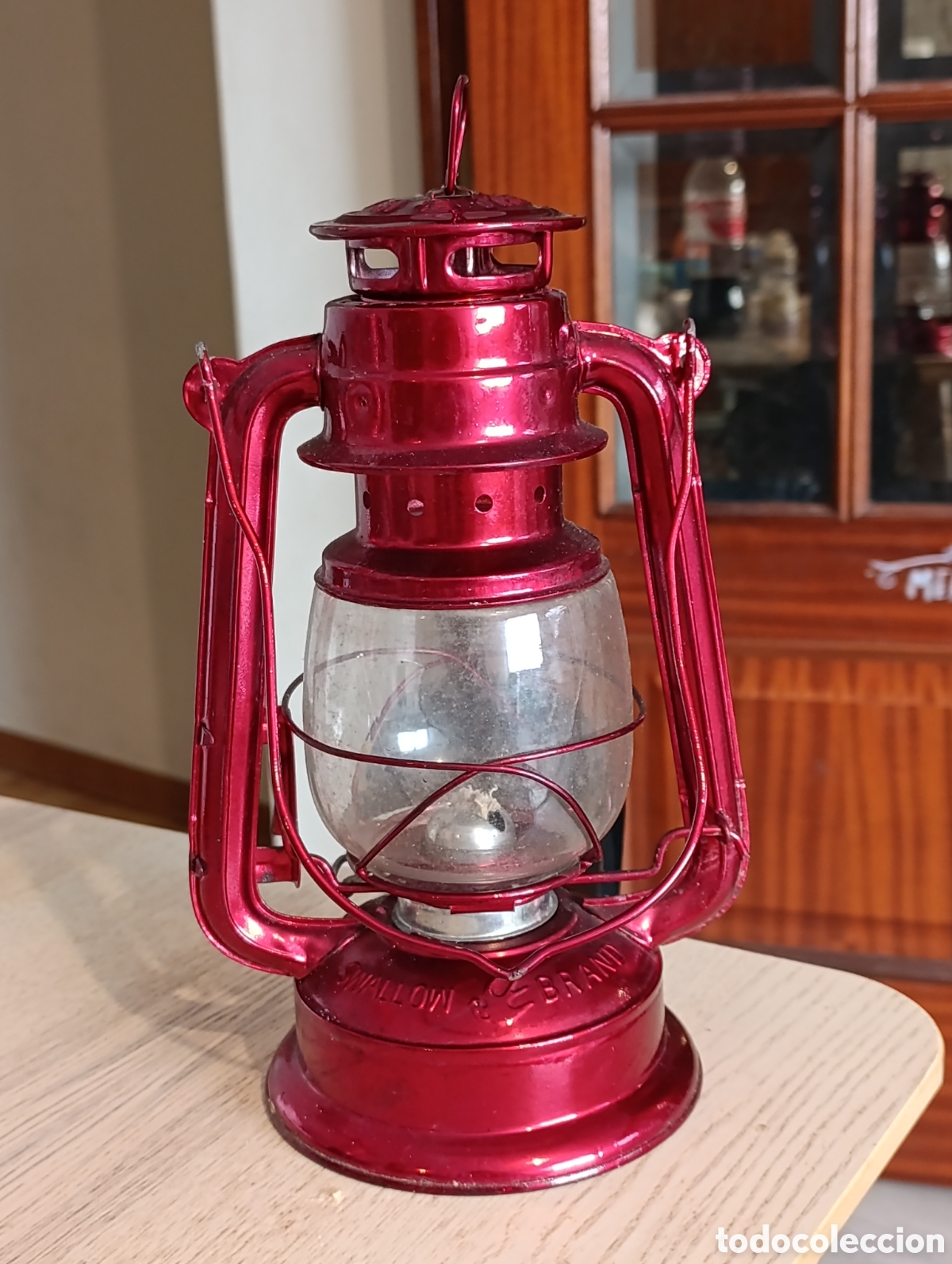 Vintage: Farol vintage Swallow Brand 225 rojo &ndash; l&aacute;mpara de petr&oacute;leo/queroseno