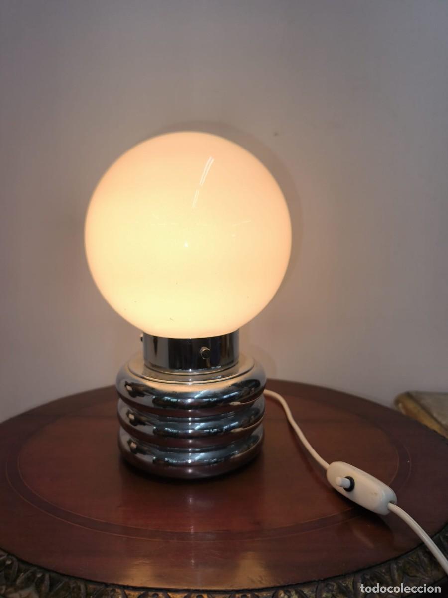 Vintage: L&Aacute;MPARA DE MESA VINTAGE ESTILO SPACE AGO - Foto 4