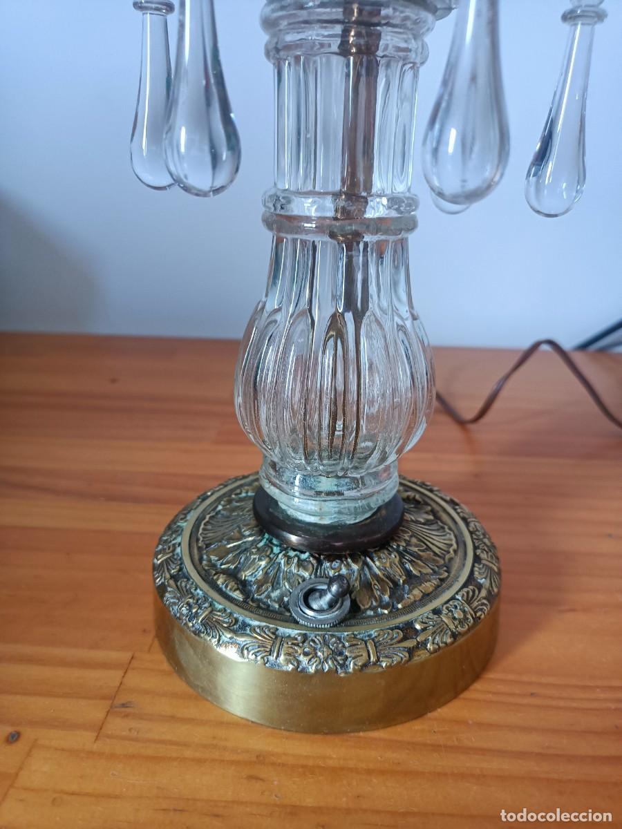Vintage: lampara de mesilla a&ntilde;os 30 - Foto 4