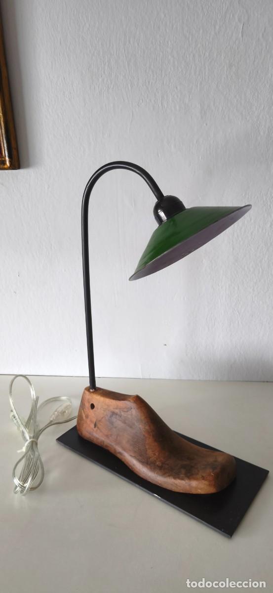 Vintage: LAMPARA VINTAGE CON HORMA ZAPATO - Foto 1