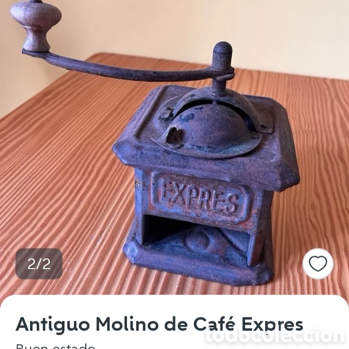 Vintage: Molinillo antiguo restaurado - Foto 4