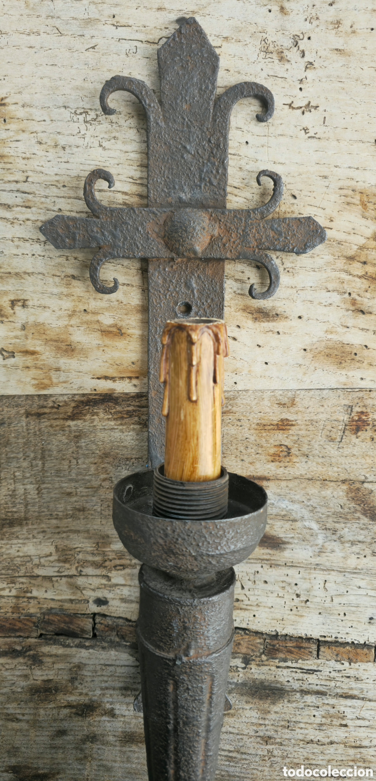 Vintage: Aplique hierro forjado artesanal - Foto 5