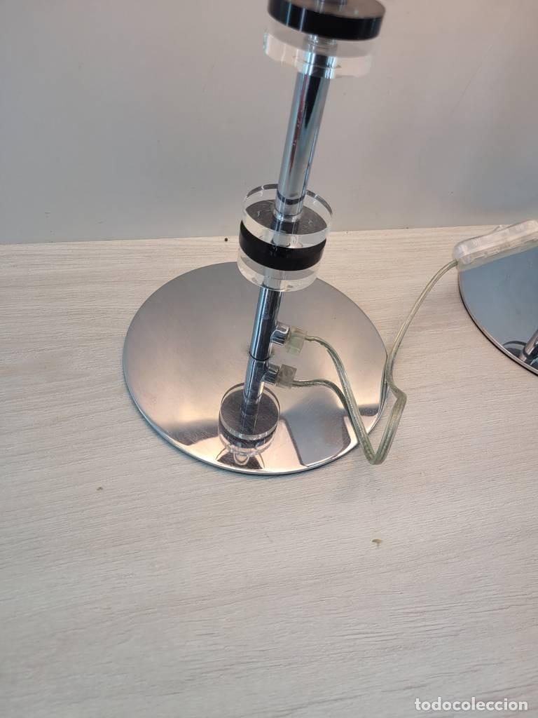Vintage: PAREJA DE L&Aacute;MPARAS MODERNAS - Foto 6