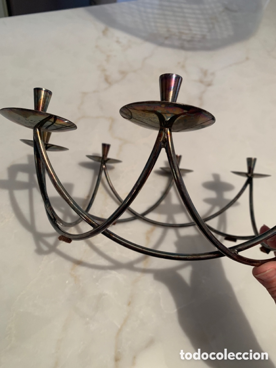 Vintage: Candelabro de 8 velas - Foto 3