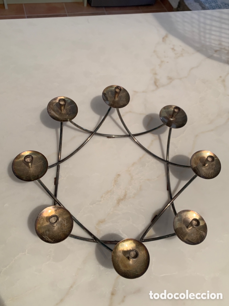 Vintage: Candelabro de 8 velas - Foto 1