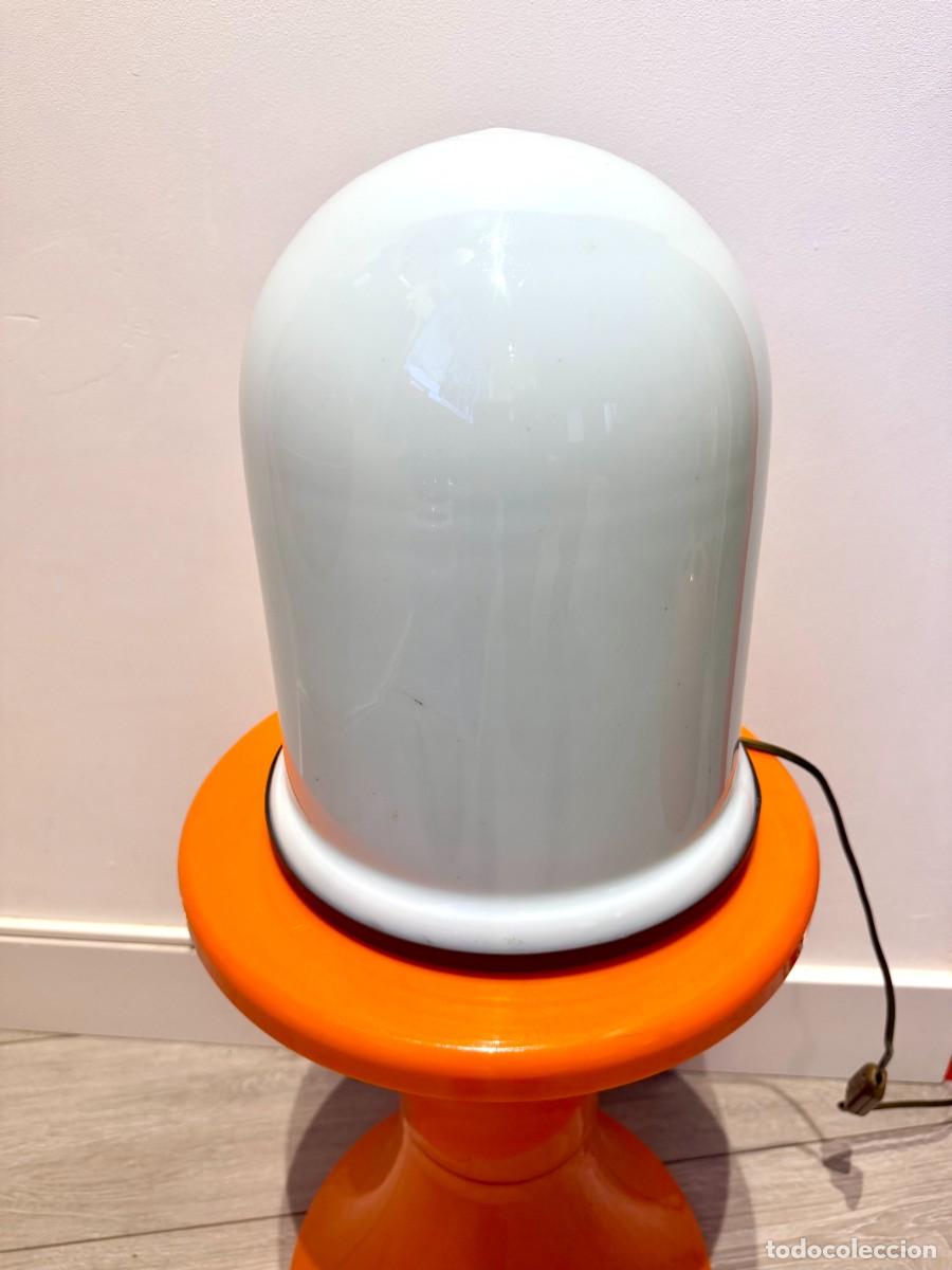 Vintage: LAMPARA SOBREMESA OPALINA ESTILO RETRO XL - Foto 3