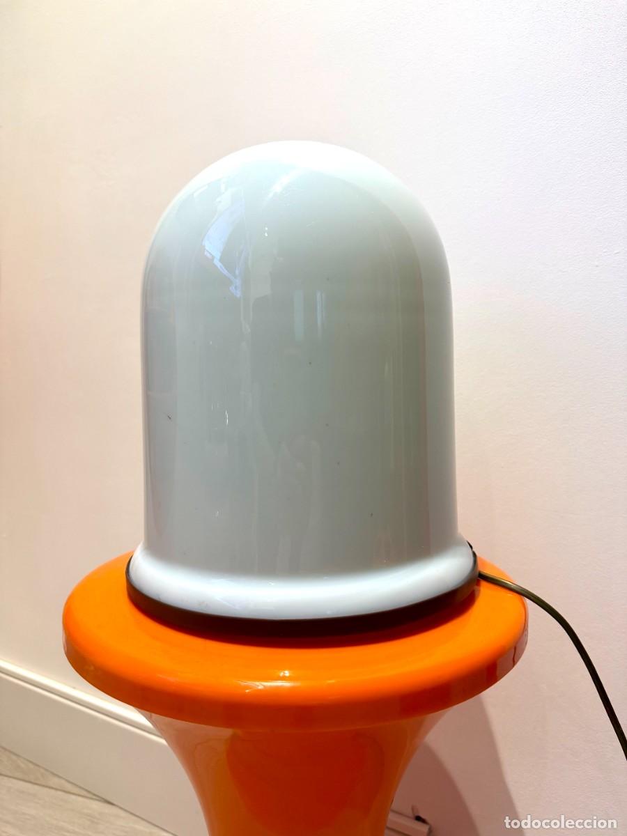Vintage: LAMPARA SOBREMESA OPALINA ESTILO RETRO XL - Foto 4