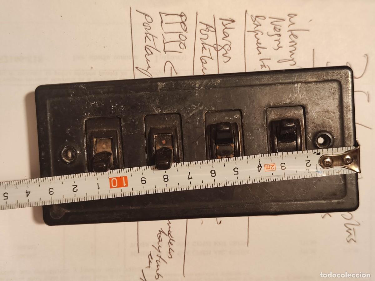 Vintage: Lote interruptores pared baquelita - Foto 6